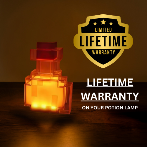 Minecraft Potion Lamp Lifetime Warranty